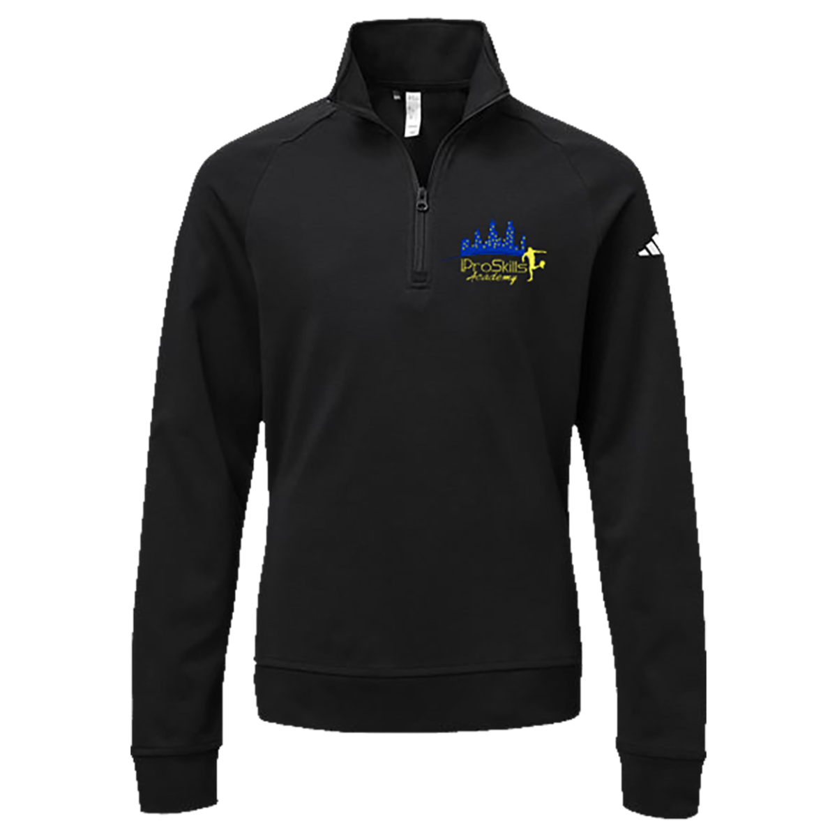 iProSkills Logo Embroidered Adidas Youth Lightweight Quarter Zip