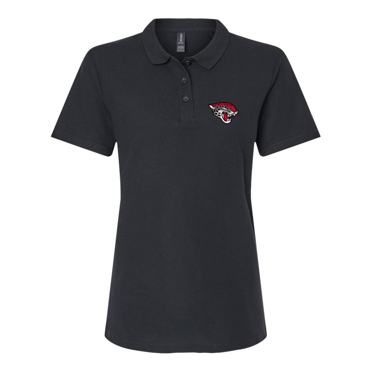 Women's Softstyle® Pique Polo Embroidered Jaguar (Available In 3 colors)